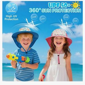 OMDEX NWT T Sun Hat with Neck Flap Reflective UPF 50+ - L